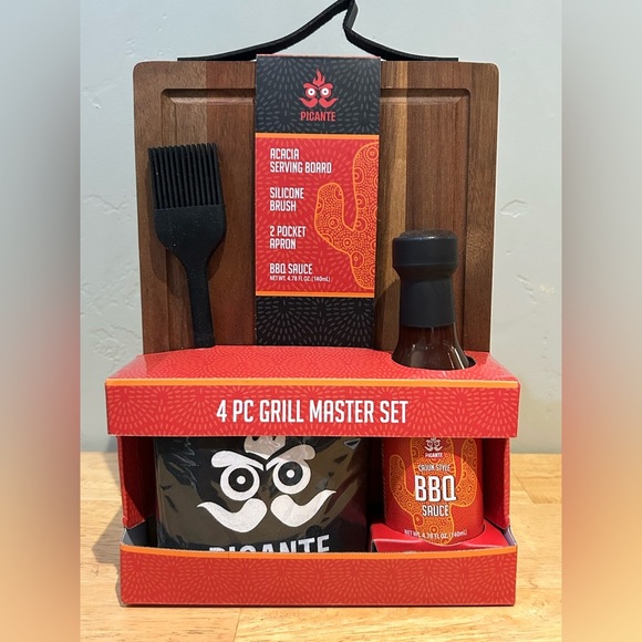 NEW 4 Piece Grill Master Gift Set Made By Picante - Picture 3 of 6